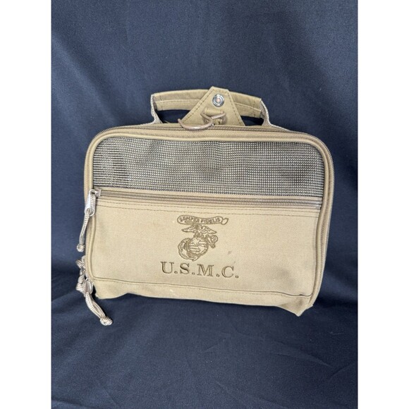 US Marines Military U.S.M.C. Travel Bag/Hygiene Bag With Insert Sandpiper of Cal - Picture 1 of 9